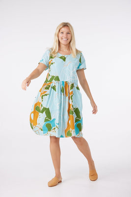 The Isla Dress in Whitsunday - Rex and Isla