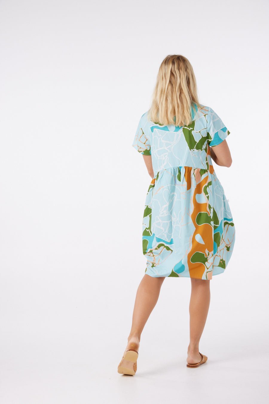 The Isla Dress in Whitsunday - Rex and Isla